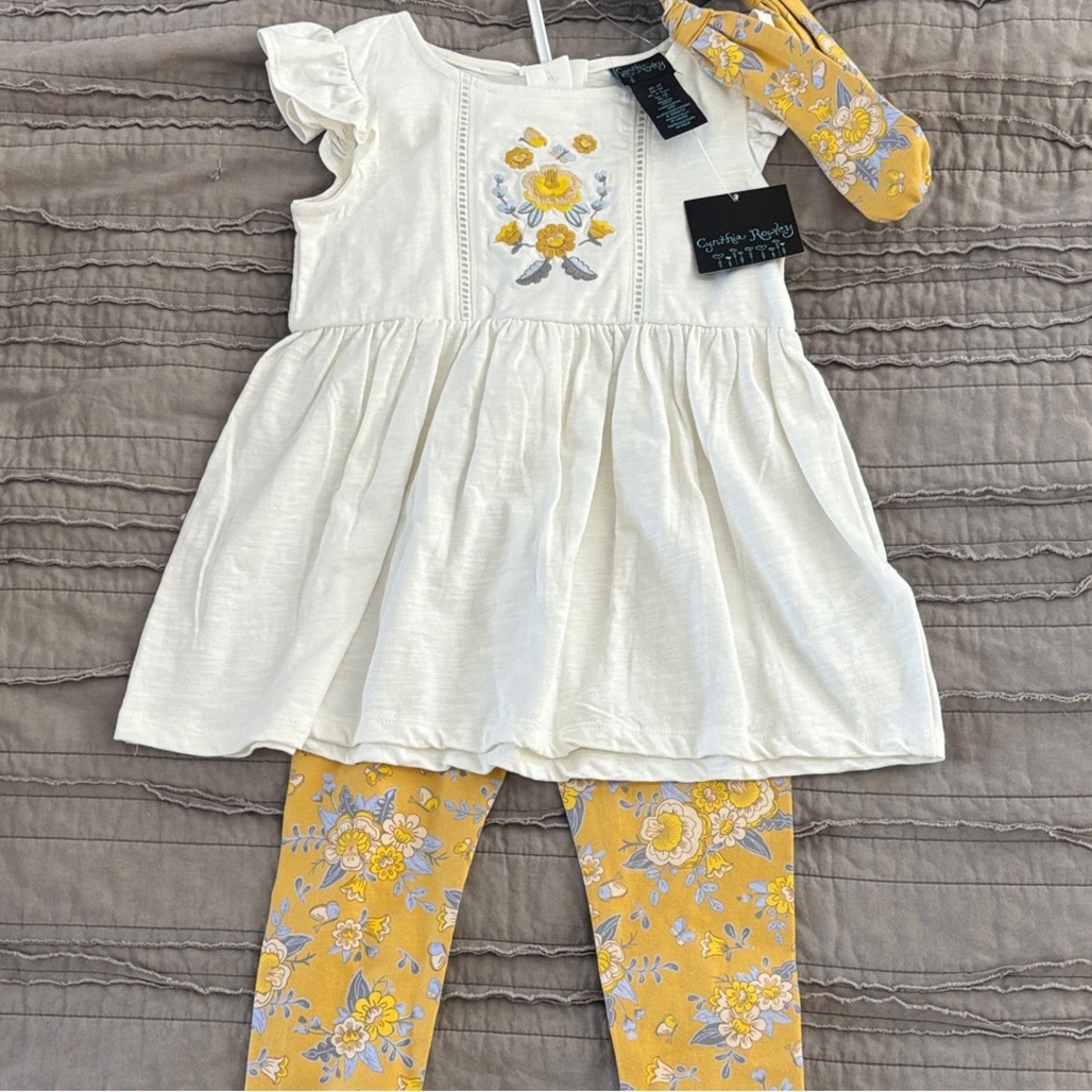 New Cynthia Rowley 5T shirt/pants set